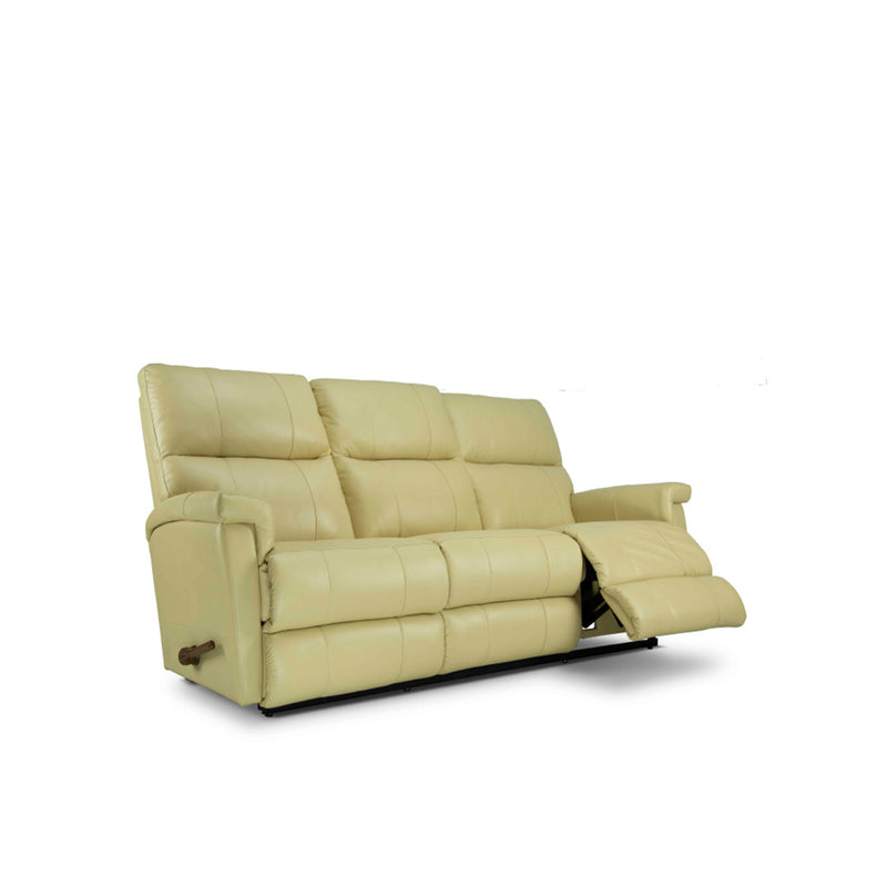 ETHAN All Leather Motion Reclining Sofa with Drop Down Table